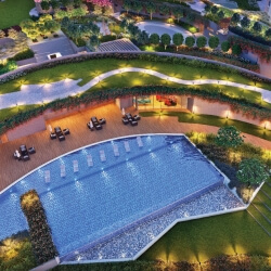 Swimming Pool View from top